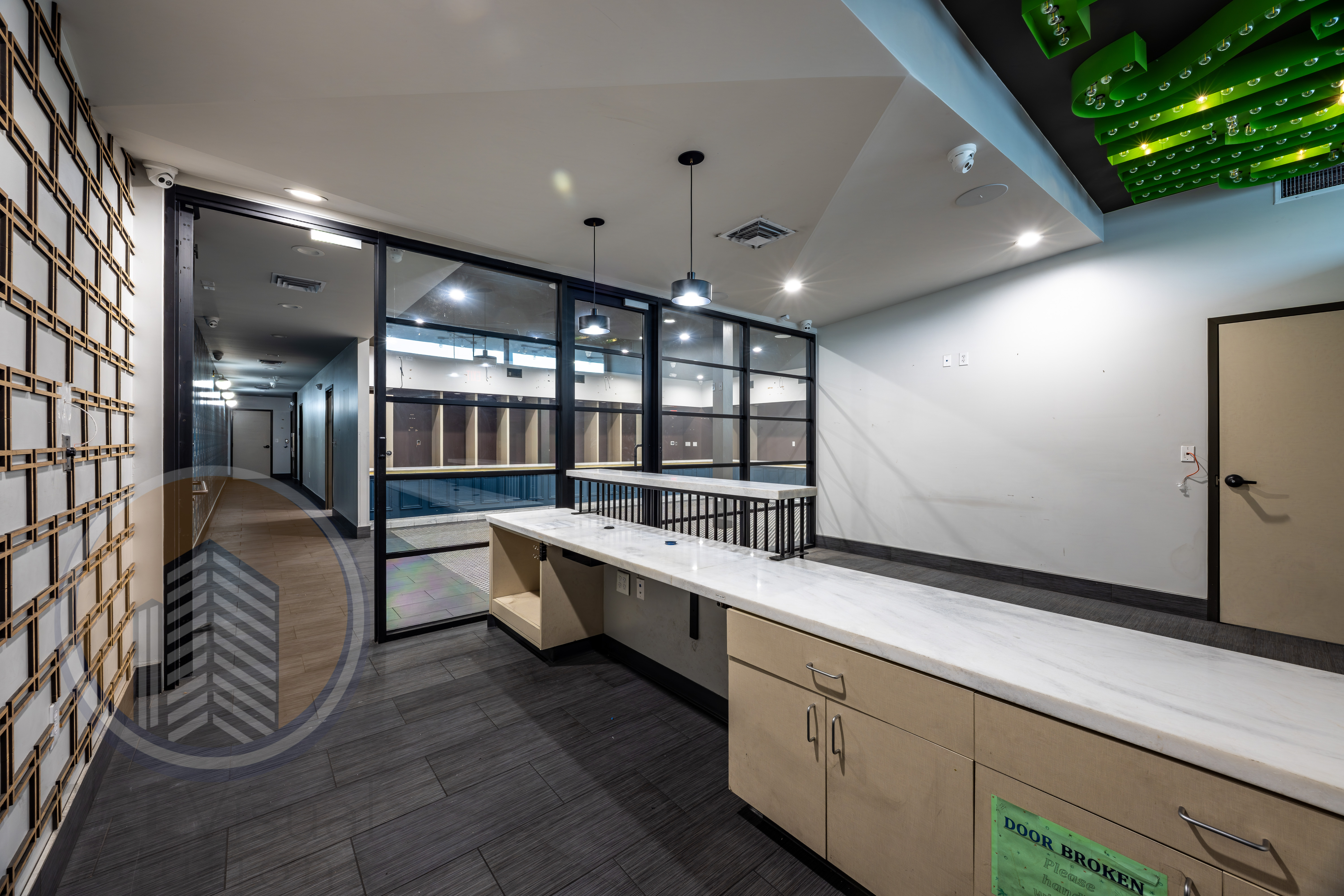Retail customer service area interior